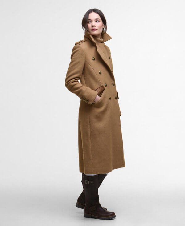 Barbour Cottesmore Double-Breasted Wool Coat